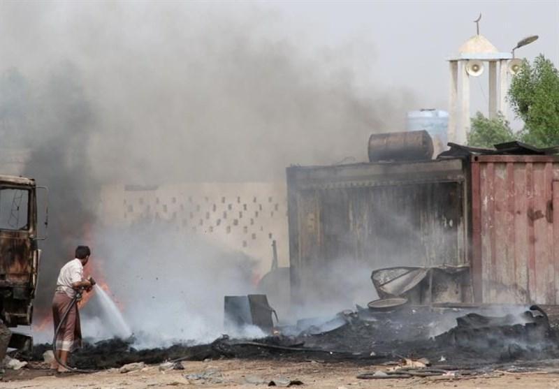 یمن، جنگنده های امارات نیروهای طرفدار عربستان را بمباران کردند