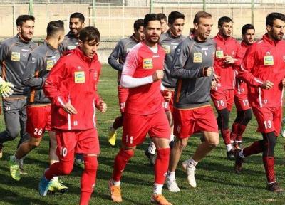 غیبت دو خارجی در تمرین پرسپولیس، درخشش بیرانوند در ضربات پنالتی