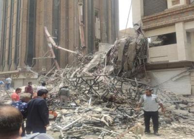 آمار تلفات ریزش ساختمان در آبادان به پنج کشته و 25 مصدوم رسید